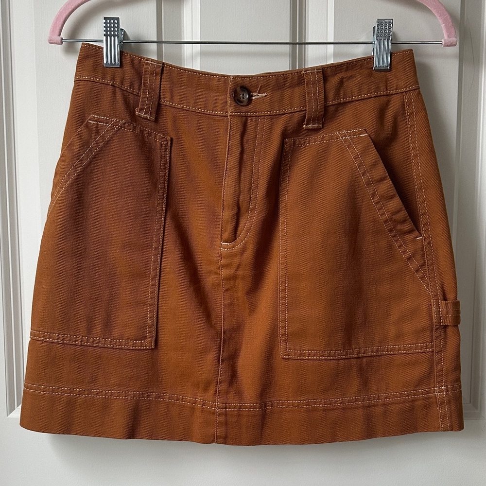 Old Navy Rust Brown Mini Skirt